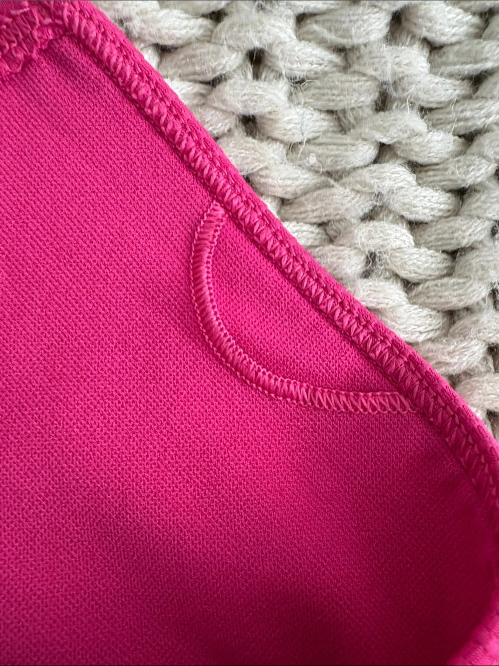 Abercrombie & Fitch Hot Pink Ribbed Bikini Set